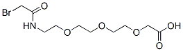 (2-(2-(2-((2-bromoacetyl)amino)ethoxy)ethoxy)ethoxy)acetic acid结构式