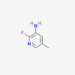 PYRIDIN-3-AMINE,2-FLUORO-5-METHYL-结构式