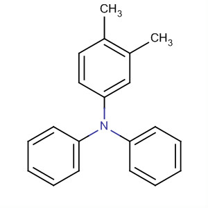 Structure of Benzenamine, 3,4-dimethyl-N,N-diphenyl-