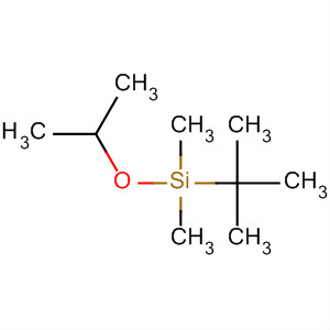 Structure of Silane, (1,1-dimethylethyl)dimethyl(1-methylethoxy)-