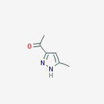 1-(5-methyl-1H-pyrazol-3-yl)Ethanone结构式