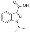 Structure of 1-ISOPROPYLINDAZOLE-3-CARBOXYLIC ACID