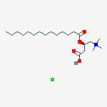 Myristoyl-L-carnitine hydrochloride结构式