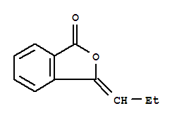 3-丙亚基-1-异苯并呋喃酮结构式