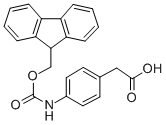 Structure of FMOC-(4-AMINOPHENYL)ACETIC ACID