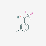 Structure of 2,2,2-trifluoro-1-(3-methylphenyl)ethanol