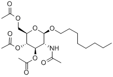Structure of OCTYL-2-ACETAMIDO-3,4,6-TRI-O-ACETYL-2-DEOXY-BETA-D-GLUCOPYRANOSIDE