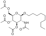 Structure of NONYL-2-ACETAMIDO-3,4,6-TRI-O-ACETYL-2-DEOXY-BETA-D-GLUCOPYRANOSIDE