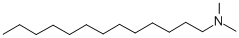 Structure of 1-(DIMETHYLAMINO)TRIDECANE