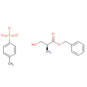 L-Serine, phenylmethyl ester, 4-methylbenzenesulfonate (salt)结构式