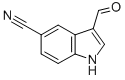 Structure of 5-CYANOINDOLE-3-CARBOXALDEHYDE