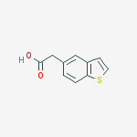 Structure of Benzo[b]thiophene-5-acetic acid