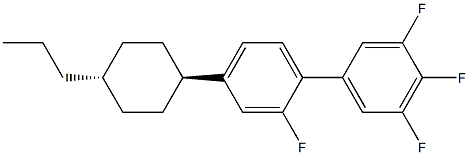 4’-（4-丙基环己基）-2’,3,4,5-四氟联苯结构式