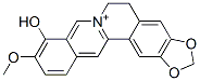 10-Methoxy-5,6-dihydrobenzo[g]-1,3-benzodioxolo[5,6-a]quinolizinium-9-ol结构式