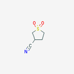 TETRAHYDRO-3-THIOPHENECARBONITRILE 1,1-DIOXIDE结构式