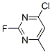 Pyrimidine,4-chloro-2-fluoro-6-methyl-结构式