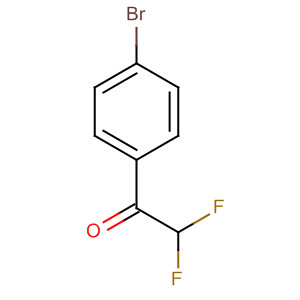 Ethanone, 1-(4-bromophenyl)-2,2-difluoro-结构式