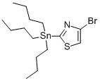 Structure of 4-Bromo-2-(tributylstannyl)-1,3-thiazole