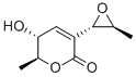 (5S,6R)-5,6-二氢-5-羟基-6-甲基-3-[(2S,3S)-3-甲基环氧乙烷基]-2H-吡喃-2-酮结构式