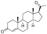 Structure of Pregna-4,7-diene-3,20-dione