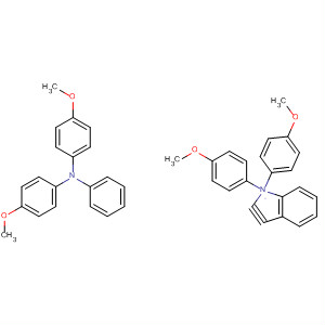 Structure of Benzenamine, 4,4'-(1,2-ethynediyl)bis[N,N-bis(4-methoxyphenyl)-