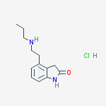 Structure of N-DESPROPYL ROPINIROLE HYDROCHLORIDE