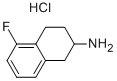 Structure of 5-FLUORO-1,2,3,4-TETRAHYDRO-NAPHTHALEN-2-YLAMINE HYDROCHLORIDE