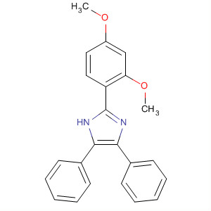Structure of 1H-Imidazole, 2-(2,4-dimethoxyphenyl)-4,5-diphenyl-