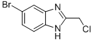 Structure of 5-bromo-2-(chloromethyl)-1H-benzo[d]imidazole