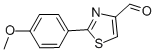 Structure of 2-(4-METHOXY-PHENYL)-THIAZOLE-4-CARBALDEHYDE