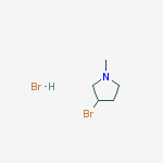 Structure of 3-Bromo-1-methylpyrrolidine hydrobromide