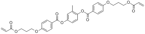 Structure of 1,4-Bis-[4-(3-acryloyloxypropyloxy)benzoyloxy]-2-methylbenzene