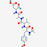 Structure of N-AC-TYR-VAL-ALA-ASP-CHO