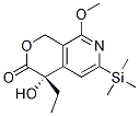 Structure of (S)-4-ETHYL-4-HYDROXY-8-METHOXY-6-TRIMETHYLSILANYL-1,4-DIHYDRO-PYRANO[3,4-C]PYRIDIN-3-ONE