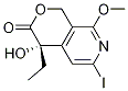 (S)-4-Ethyl-4-hydroxy-6-iodo-8-Methoxy-1,4-dihydro-pyrano[3,4-c]pyridin-3-one结构式
