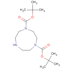 1H-1,4,7-Triazonine-1,4(5H)-dicarboxylic acid, hexahydro-,bis(1,1-dimethylethyl) ester结构式