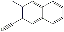 3-Methylnaphthalene-2-carbonitrile结构式