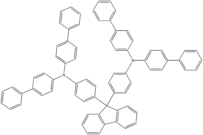 Structure of NPAPF , 9,9-Bis[4-(N,N-bis-biphenyl-4-yl-aMino)phenyl]-9H-