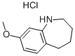 Structure of 8-METHOXY-2,3,4,5-TETRAHYDRO-1H-BENZO[B]AZEPINE HYDROCHLORIDE
