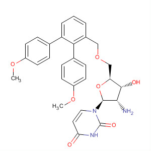 Structure of Uridine, 2'-amino-5'-O-[bis(4-methoxyphenyl)phenylmethyl]-2'-deoxy-
