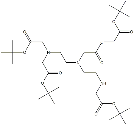 Structure of DTPA-tetra (t-Bu ester)(B-365)