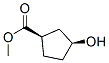 Methyl (1R,3S)-3-hydroxycyclopentanecarboxylate结构式