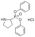 Structure of DIPHENYL PYRROLIDINE-2-PHOSPHONATE HCL