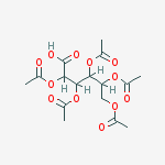 Structure of 2,3,4,5,6-penta-O-acetyl-D-gluconic acid