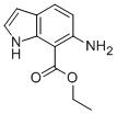 Structure of ethyl 6-amino-1H-indole-7-carboxylate