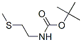 Structure of CARBAMIC ACID [2-(METHYLTHIO)ETHYL]-,TERT-BUTYL ESTER