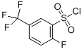 Structure of 2-FLUORO-5-(TRIFLUOROMETHYL)BENZENESULPHONYL CHLORIDE