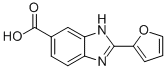 Structure of 2-FURAN-2-YL-3H-BENZOIMIDAZOLE-5-CARBOXYLIC ACID