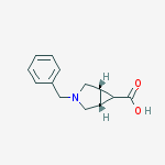 (1r,5s)-3-benzyl-3-azabicyclo[3.1.0]hexane-6-carboxylic Acid结构式