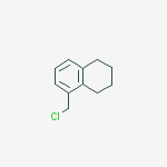 Structure of 5-(chloromethyl)-1,2,3,4-tetrahydronaphthalene